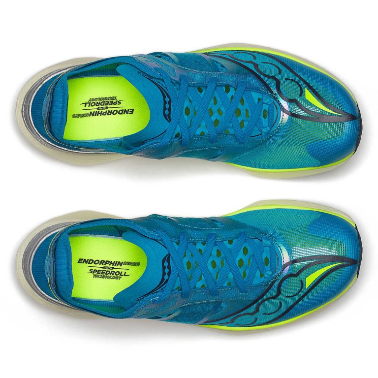 SAUCONY  endorphin elite blu - immagine 6