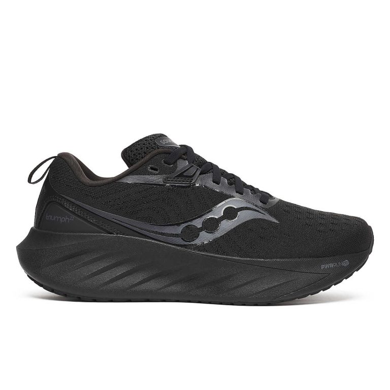 Saucony Triumph 22 uomo total black - immagine 2