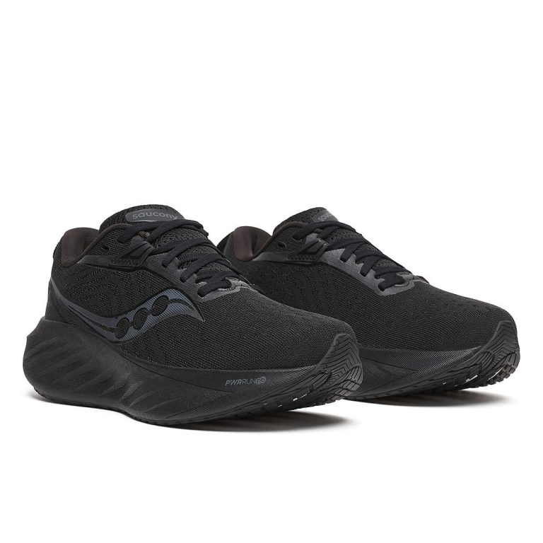 Saucony Triumph 22 uomo total black - immagine 3