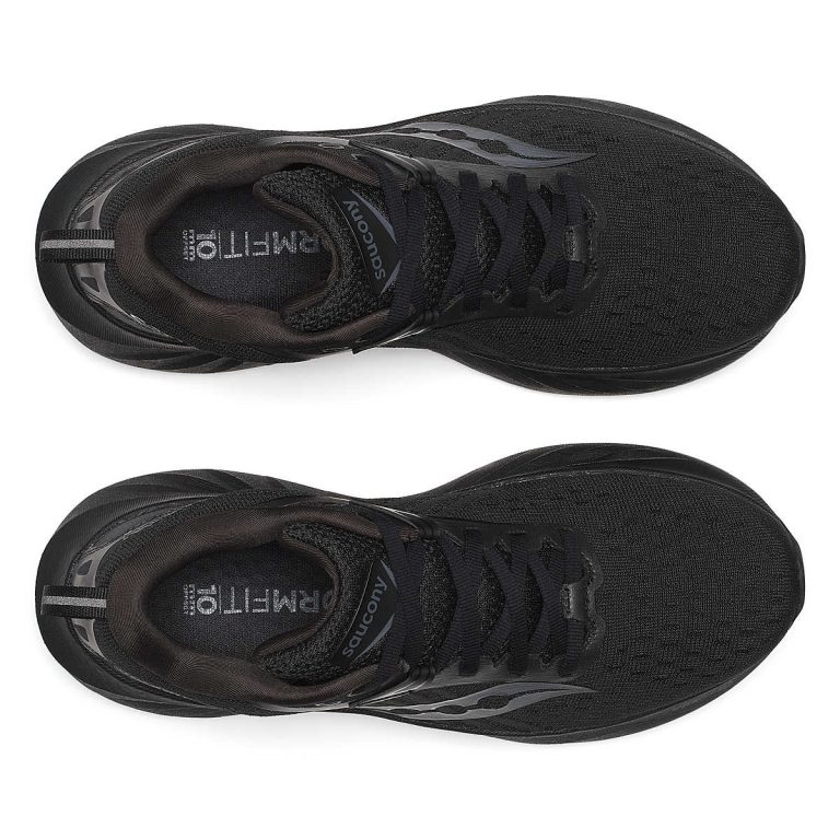 Saucony Triumph 22 uomo total black - immagine 6