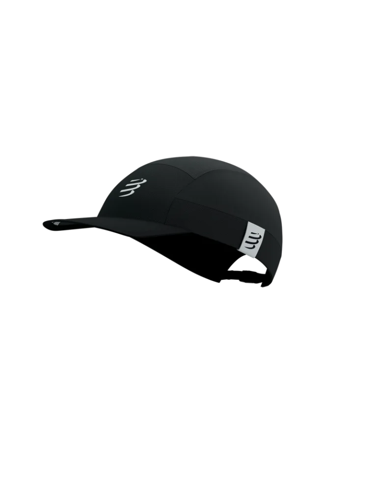 compressport hat 5 panel light cap black