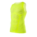 CANOTTA RUNNING UOMO PERFORMANCE | TRAX 5090 (gialla fluo / nera)