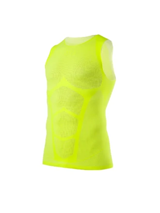 CANOTTA RUNNING UOMO PERFORMANCE | TRAX 5090 (gialla fluo / nera)